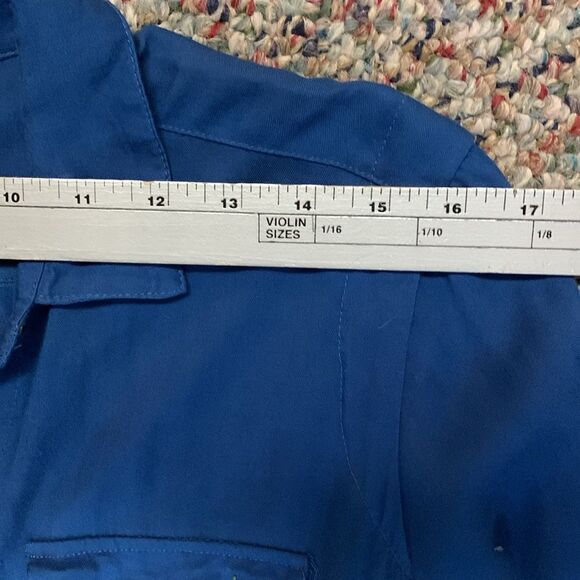 Maeve Anthropologie Dakota Medium Blue Button Front Shirt Dress Size Small - Picture 9 of 13